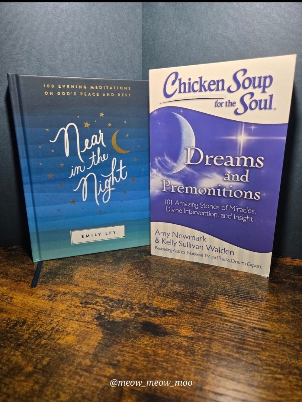 2 Book Bundle "Near in the Night" Sleep Devotional Chicken Soup "Dreams"